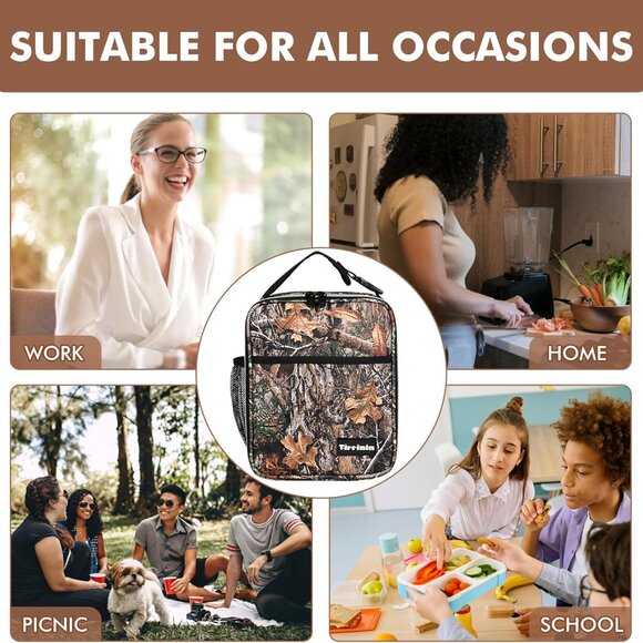 Insulated Kids Lunch Box Back to School, Portable Small Lunch Bag for Office Wor - Picture 6 of 6